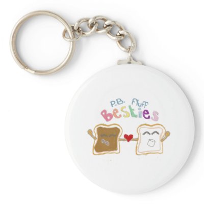 besties peanut butter fluff key chain by LPFedorchak