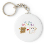 besties peanut butter fluff key chain