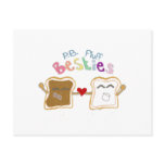besties peanut butter fluff postcard