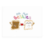 besties peanut butter fluff postcard