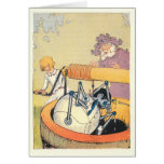Besty Bobbin and The Shaggy Man rescue Tik-Tok Greeting Card