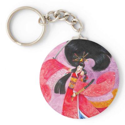 Besuto Samurai Keychain by artbyamandarobbins