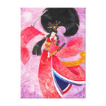 Besuto Samurai, Ninja Geisha Wrapped Canvas Art Stretched Canvas Prints
