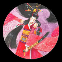 Besuto Samurai Sticker, Small