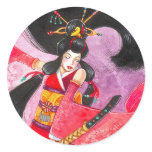 Besuto Samurai Sticker, Small