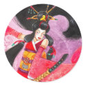 Besuto Samurai Sticker, Small