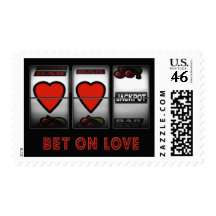 Bet on Love Postage Stamp