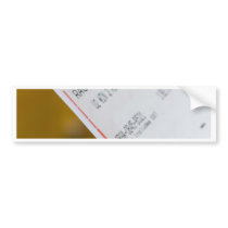 Bet slip for horse racing bumper stickers