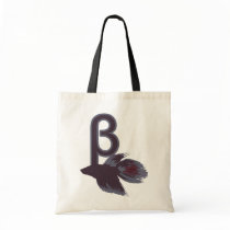Beta Betta Fish Funny Design Canvas Bag
