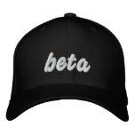 Beta blk hat baseball cap