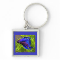 Beta Fish Keychain