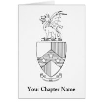 Beta Theta Pi Coat of Arms Greeting Card
