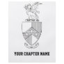 Beta Theta Pi Coat of Arms Personalized Flyer