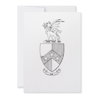 Beta Theta Pi Coat of Arms Custom Invitations by BetaThetaPi
