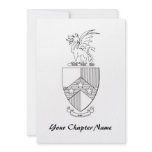 Beta Theta Pi Coat of Arms Invitations
