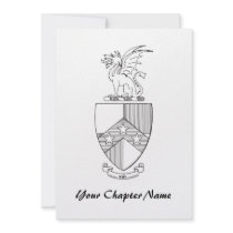 Beta Theta Pi Coat of Arms Invitations