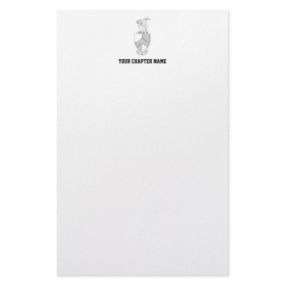 Beta Theta Pi Coat of Arms Custom Stationery by BetaThetaPi