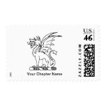 Beta Theta Pi Crest Postage Stamps