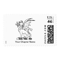 Beta Theta Pi Crest Postage Stamps