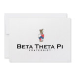 Beta Theta Pi with Crest - Color Invite