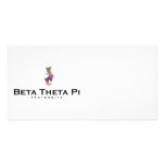 Beta Theta Pi with Crest - Color photo cards
