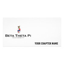Beta Theta Pi with Crest - Color Photo Card