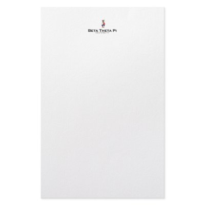 Beta Theta Pi with Crest - Color Stationery by BetaThetaPi