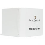 Beta Theta Pi with Dragon - Color Vinyl Binder