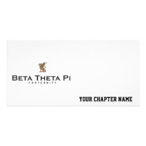 Beta Theta Pi with Dragon - Color Picture Card