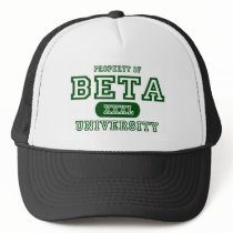 Beta University hats by universityshirts Beta University hats