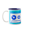 betaphonics tapehead mug by betaphonics betaphonics tapehead mug