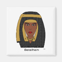 Betelhem ~ Gold Fridge Magnet