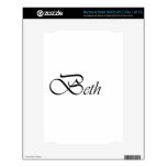 Beth Decal For NOOK