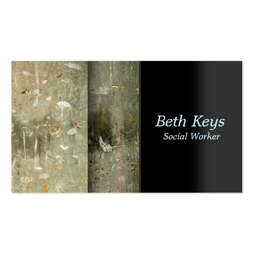 "Beth Keys" Business Card (front side)