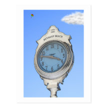 Bethany Clock and Kite Postcard