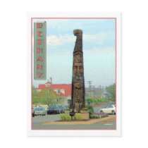 Bethany Totem Pole Postcard