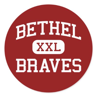 Bethel - Braves - High - Spanaway Washington Stickers by customteamsportswear
