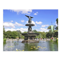 Bethesda "Angel of the Waters" Central Park, NYC Postcards