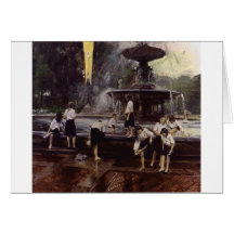 Bethesda Fountain, Central Park Greeting Card