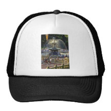 Bethesda Fountain Central park NYC Trucker Hats