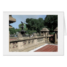 BETHESDA FOUNTAIN CENTRAL PARK SUMMER CARD