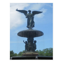 Bethesda Fountain Summertime Postcards