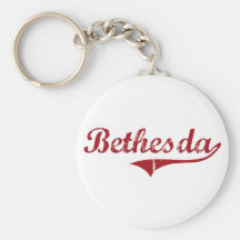 Bethesda Ohio Classic Design Keychain
