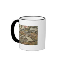 Bethlehem, detail from a map of Jericho Mugs