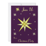 Bethlehem Night Shining Stars Invitation