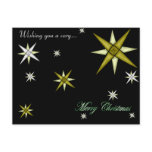 Bethlehem Night Shining Stars Postcard