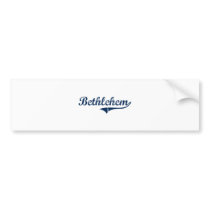 Bethlehem Pennsylvania Classic Design Bumper Sticker