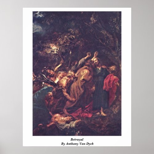 Betrayal By Anthony Van Dyck Posters