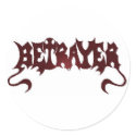 Betrayer Sticker