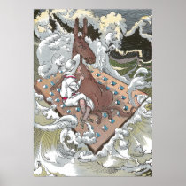 Betsy Braves the Billows Print